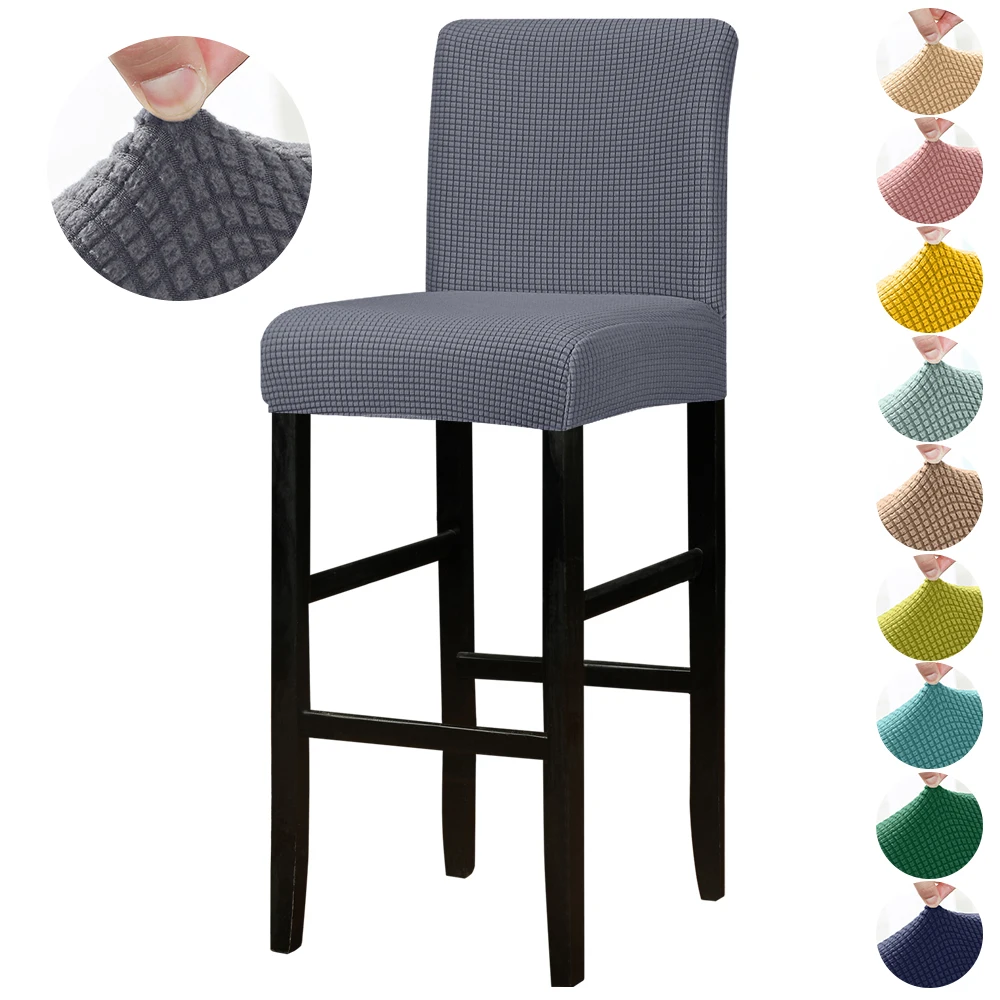 Cover Stretch Dining Room Seat Covers Washable Short Back Covers Chairs For Kitchen Home Hotel Banquet