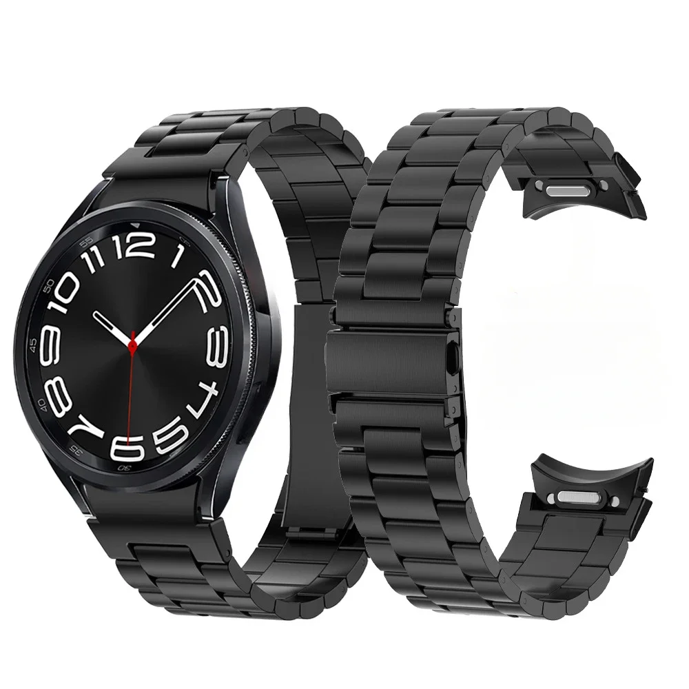 

Ремешок из нержавеющей стали для Samsung Galaxy Watch 6 Classic, быстросъемный браслет для наручных часов, 43 мм 47 мм 40 мм 44 мм, 22 мм