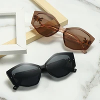 vintage cat eye sunglasses women 2022 trend new fashion sunglasses elegant eyeglasses fashion multi tone