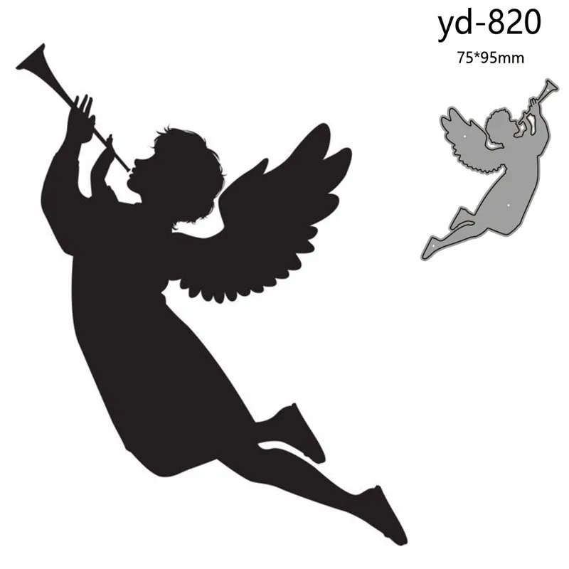 Металлические штампы для вырезания форма украшения ангела скрапбукинга бумаги