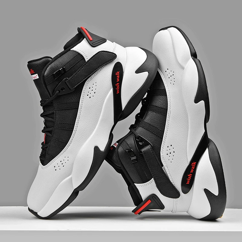 

2022 новые кроссовки для бега мужские высокие удобные спортивные кроссовки уличные кроссовки белые зимние плюшевые баскетбольные кроссовки ...