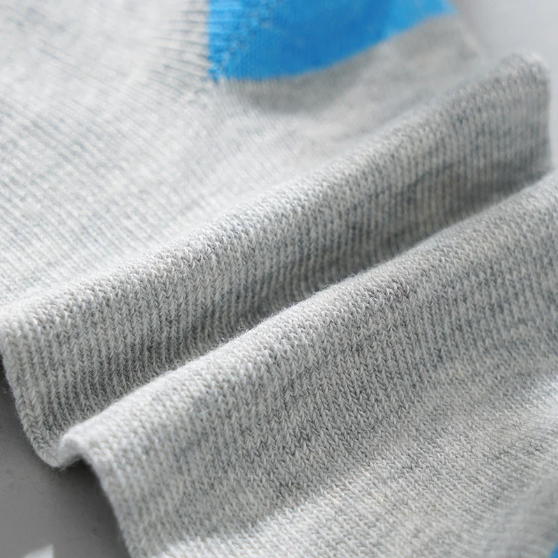 Носки мужские повседневные средней длины спортивные с принтом и защитой от пота