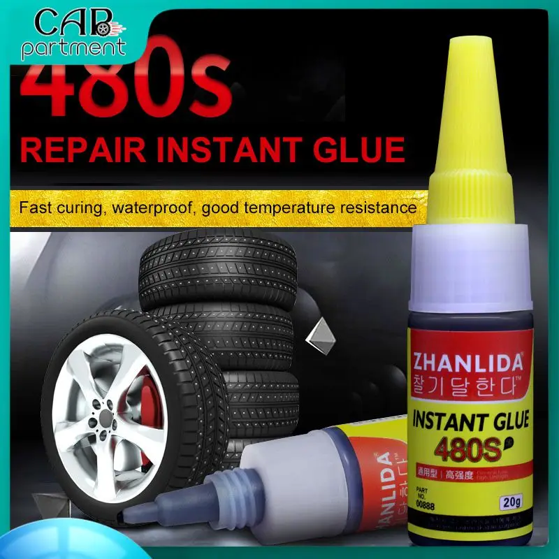 

Mighty Tire Repair Glue Seal Tire Repair Glue Sealer Super Caulk Automobile Window Speaker 20g Car Rubber Repair Tire Glue 480s