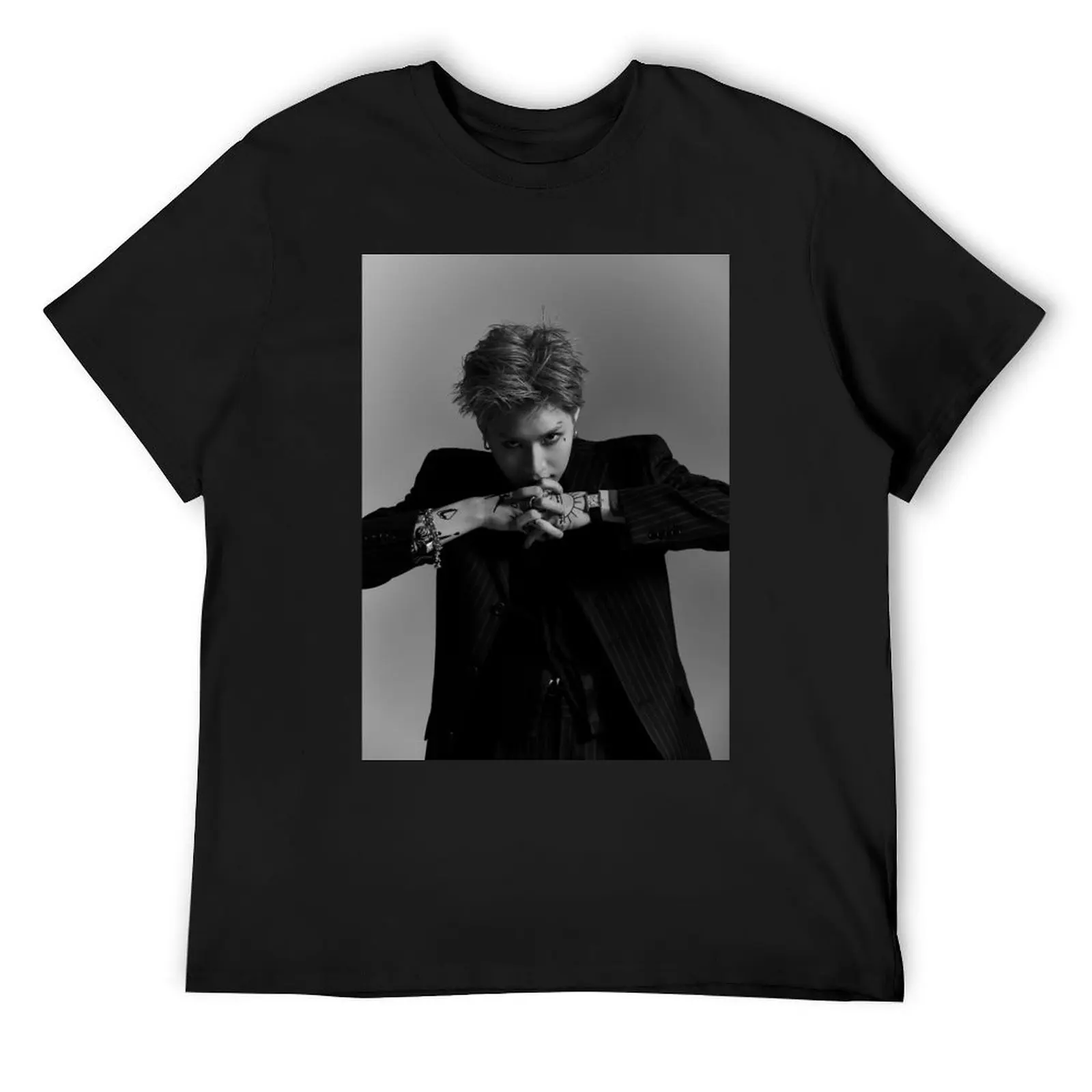 SHINee TAEMIN NEVER GONNA DANCE AGAIN: ACT 1–2 ДИТЯЧАЯ Футболка больших размеров черные мужские