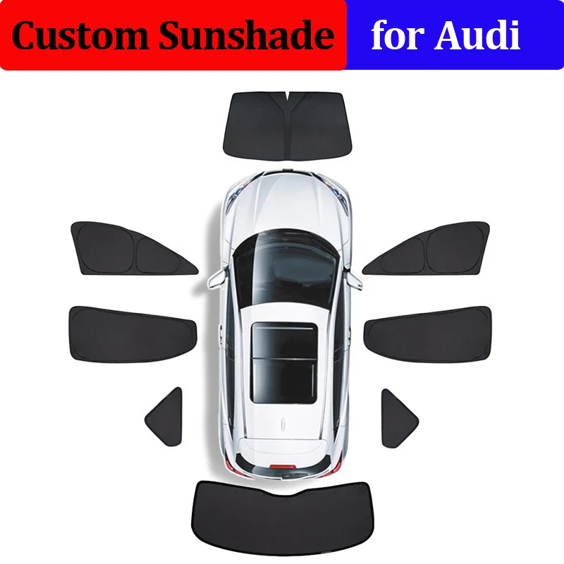 

For Audi Q3 Q5 Q5L Q7 Car Sunshade Windshield Front Side Window Sun Shade Skylight Blind Privacy Rear Sunscreen Accessories