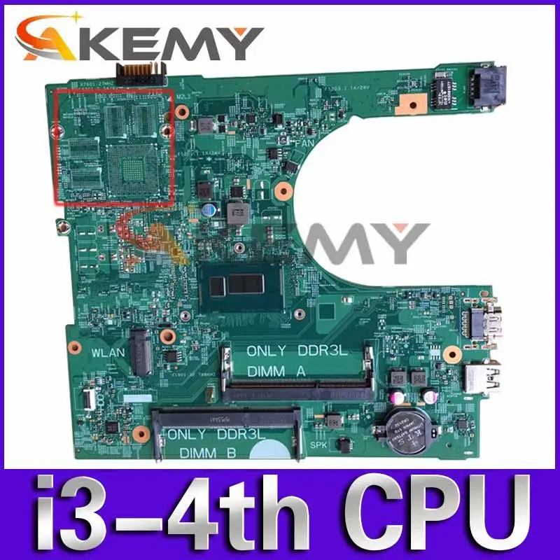 

Original Laptop motherboard For DELL Inspiron 3458 3558 Core i3-4th CPU Mainboard CN-0PX1X6 0PX1X6 PX1X6 14216-1