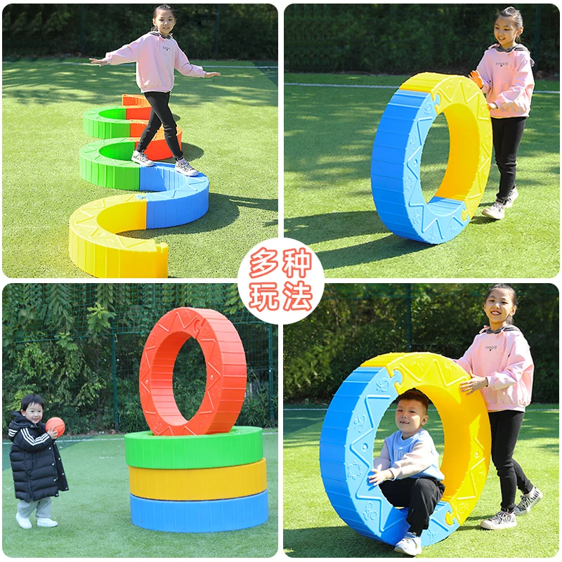 Детский сад полулунный баланс луч детское Сенсорное интегрированное