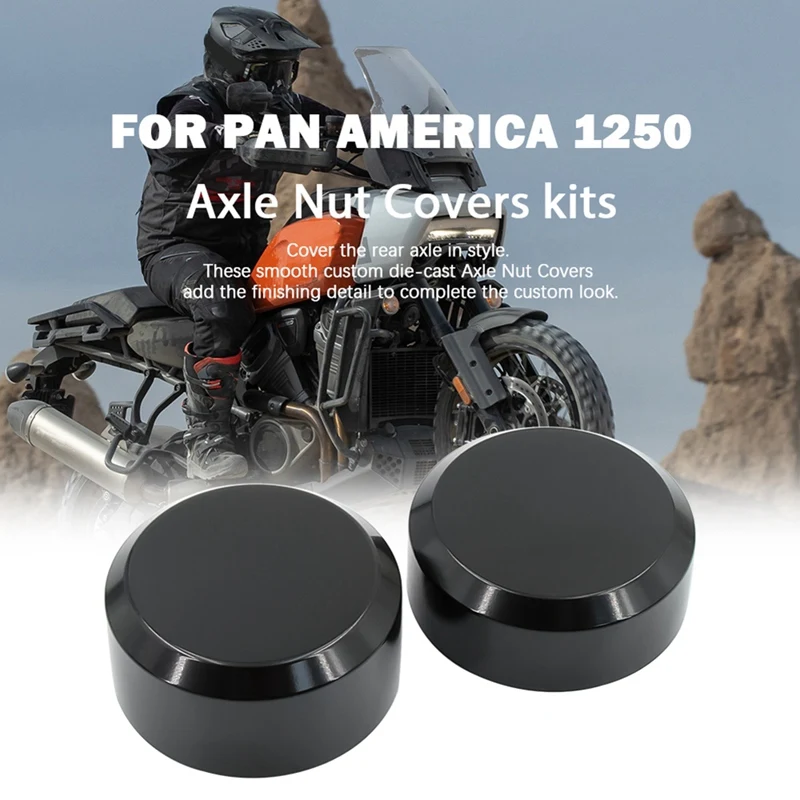 

Motorcycle Front Bridge Axle Nut Cover Pivot Bolt Cover for Sportster S 1250 Pan America 1250 2021 2022