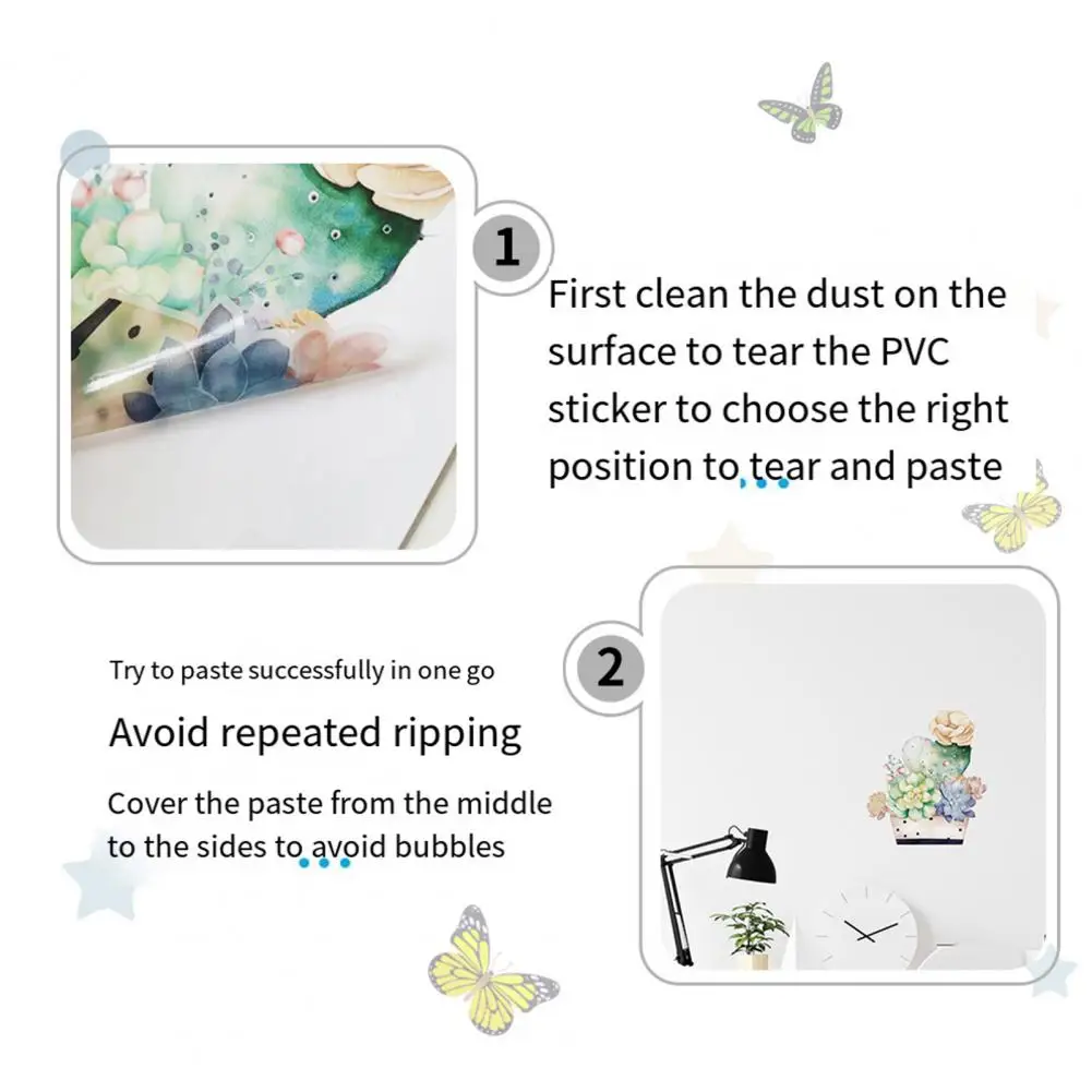 

Butterfly Wall Decals Vibrant Butterfly Wall Stickers Exquisite Home Festive Decorations for Christmas Weddings Room for Parties