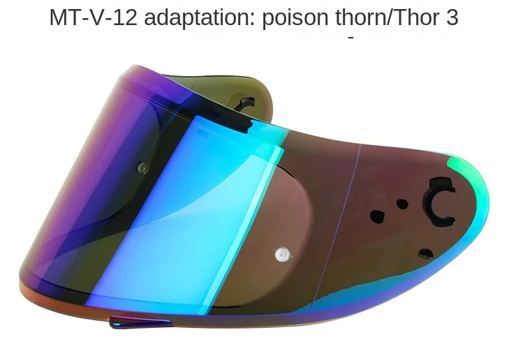Visera Casco Moto лобовое стекло для MT V-12 Stinger Thunder3 шлем козырек Защитный Объектив защита