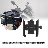for honda cb500f cb400f cb400x cb500x motorcycle mobile phone holder gps navigator rearview mirror handlebar bracket accessorie