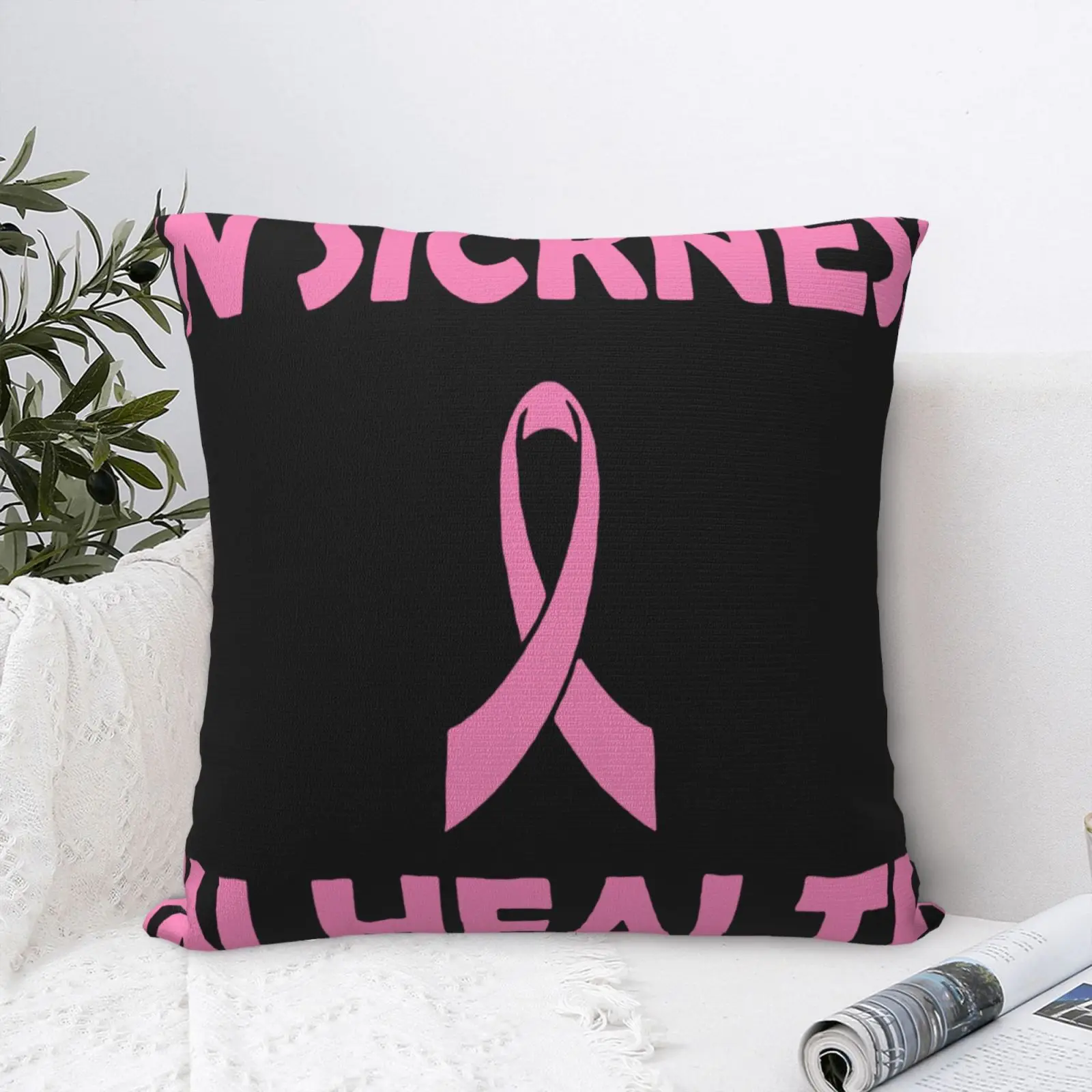 

Чехол-наволочка с рисунком рака при болезни и здоровье, аниме чехол для подушки, белая большая подушка для спальни