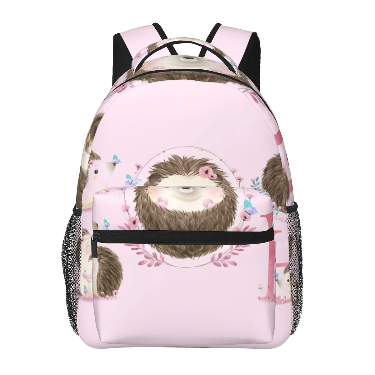 

Men Woman Backpack Cute Little Hedgehog Watercolor Schoolbag for Female Male 2023 Fashion Bag Student Bookpack