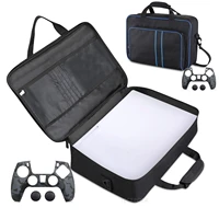 storage bag travel carrying case for ps5 accessories protective shoulder big canvas case handbag for playstation 5 console