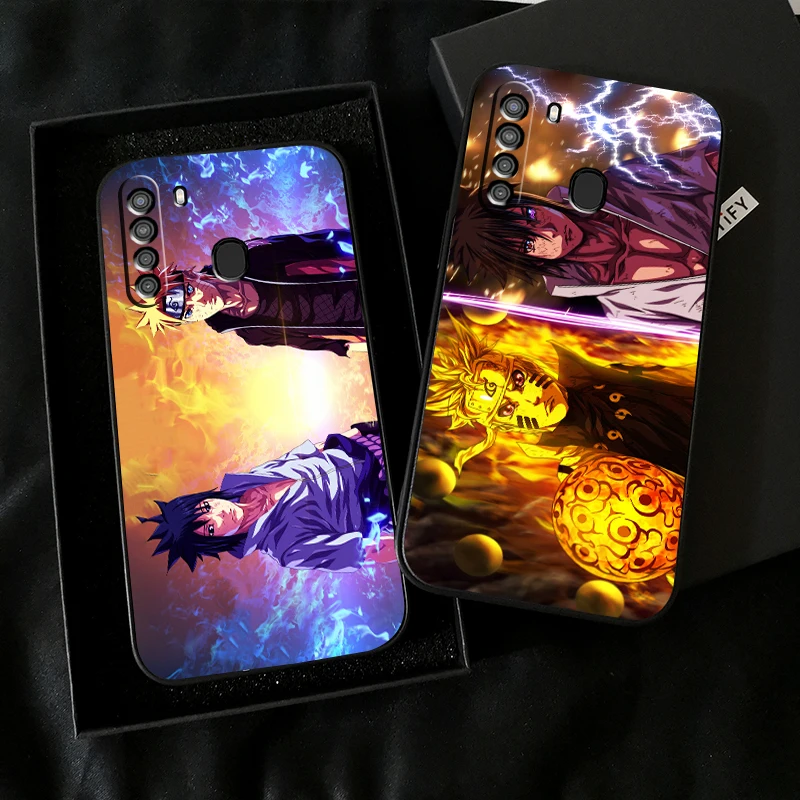 

Japan NARUTO Anime Phone Case For Samsung Galaxy S20 S20FE S20 Ulitra S21 S21FE S21 Plus S21 Ultra Liquid Silicon Carcasa Funda