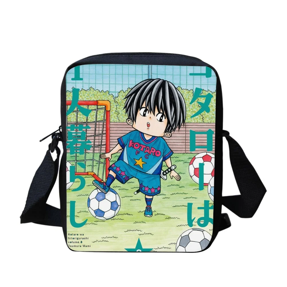 Nopersonality Big Backpack for Teen Boys Kotaro Lives Alone Print Student Shoulder Book Bags Children Cartoon Backbag Mochila