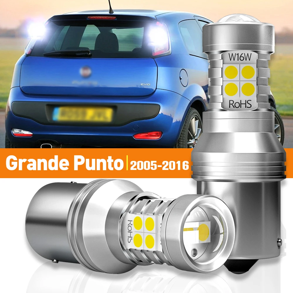 

2pcs LED Reverse Light For Fiat Grande Punto 2005-2016 2006 2007 2008 2009 2010 2011 2012 2013 2014 Accessories Canbus Lamp