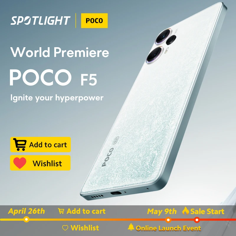 Buy Newest POCO F5 Mobile phone Coming Soon ! Cellphone on AliExpress - Топ техники и электроники
