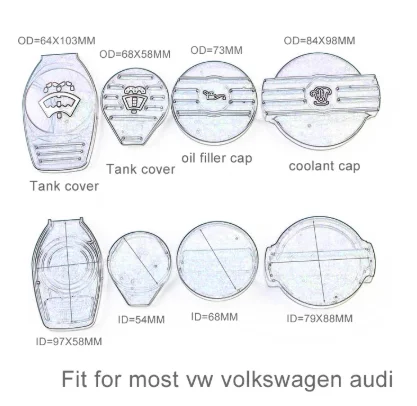 Aluminum Oil Cap Tank Bottle for audi VW CC golf MK6 Scirocco EA888 engine Motor protection cover | Автомобили и мотоциклы