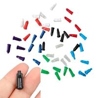 50pcs multicolor syringe head cap syringe dispenser dispensing needle sealing plug syringe cap combination