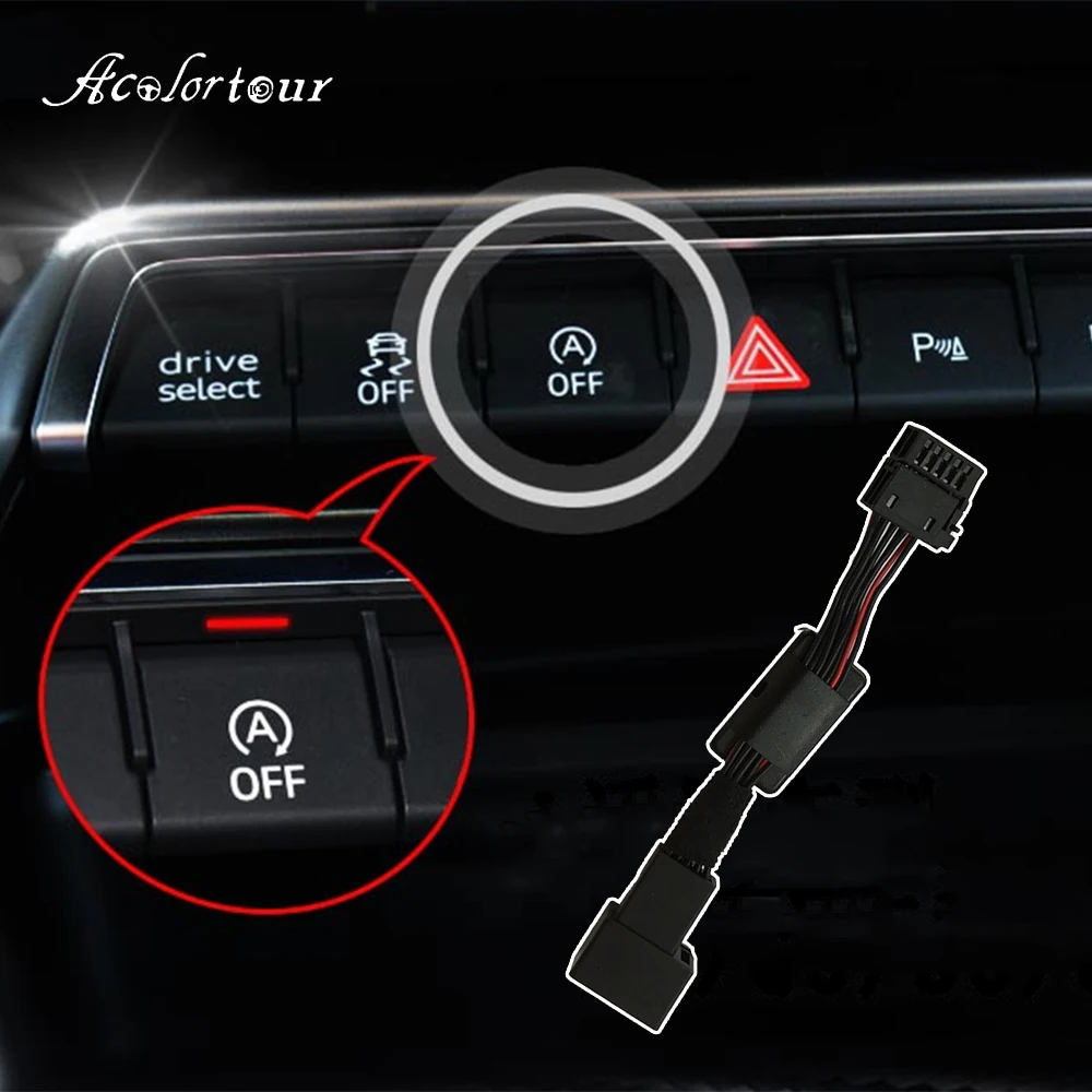 

Автомобильный Автоматический выключатель для Audi Q3 2013, 2015, 2018, система запуска и остановки двигателя, подавитель, кабель, Датчик управления