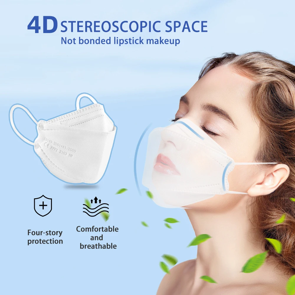 Маска для лица Fpp2 España CE Ffp2 маска с фильтром респираторная Kn95 черного цвета