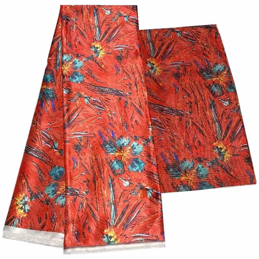 

Распродажа цифровая многоцветная шелковая атласная ткань с шифоновой сеткой для свадебного платья 4 + 2 ярда/лот