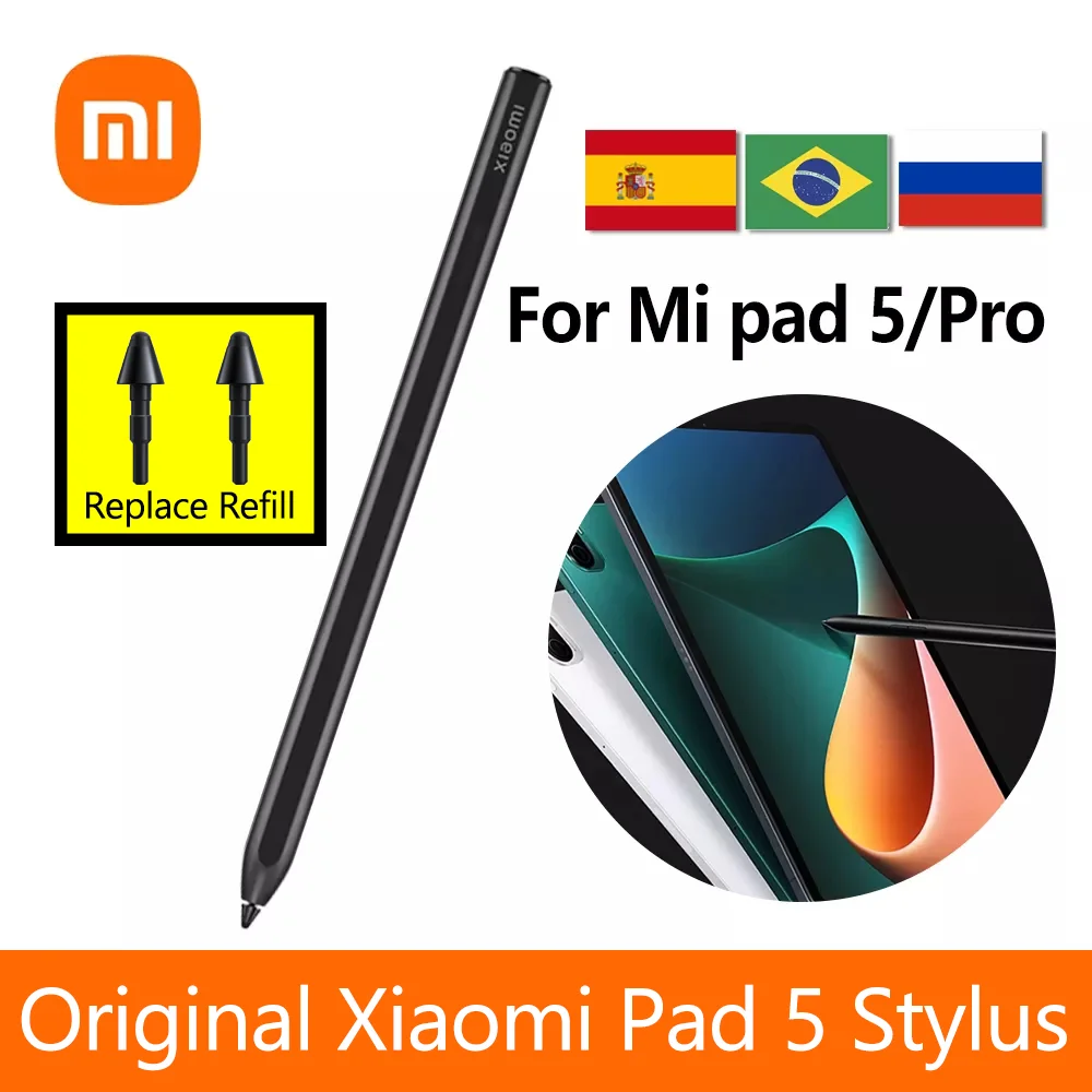 

Стилус Xiaomi Pad 5 Pro, 240 Гц, 152 мм, для планшета Xiaomi Pad 5 Pro