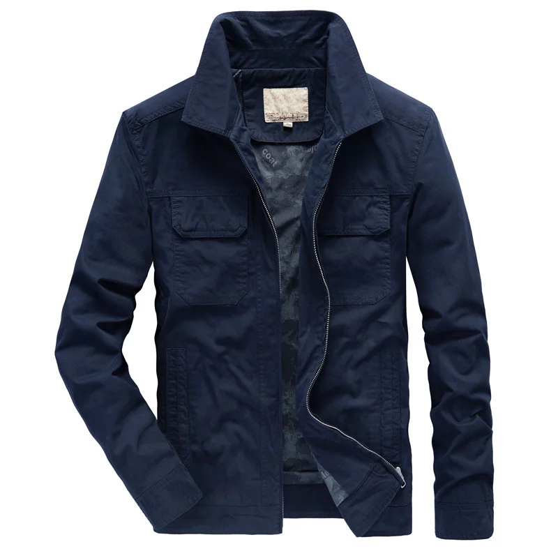 Man Motorcycle Jacket Bomber Male Parkas Coat Men Tactical Clothing Men's Winter Work Wear Windbreak Cardigan Military