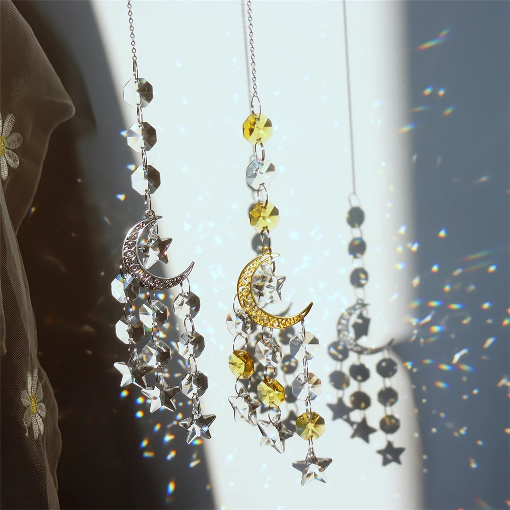 

Поделки с кристаллами в виде шестиугольной звезды и Луны