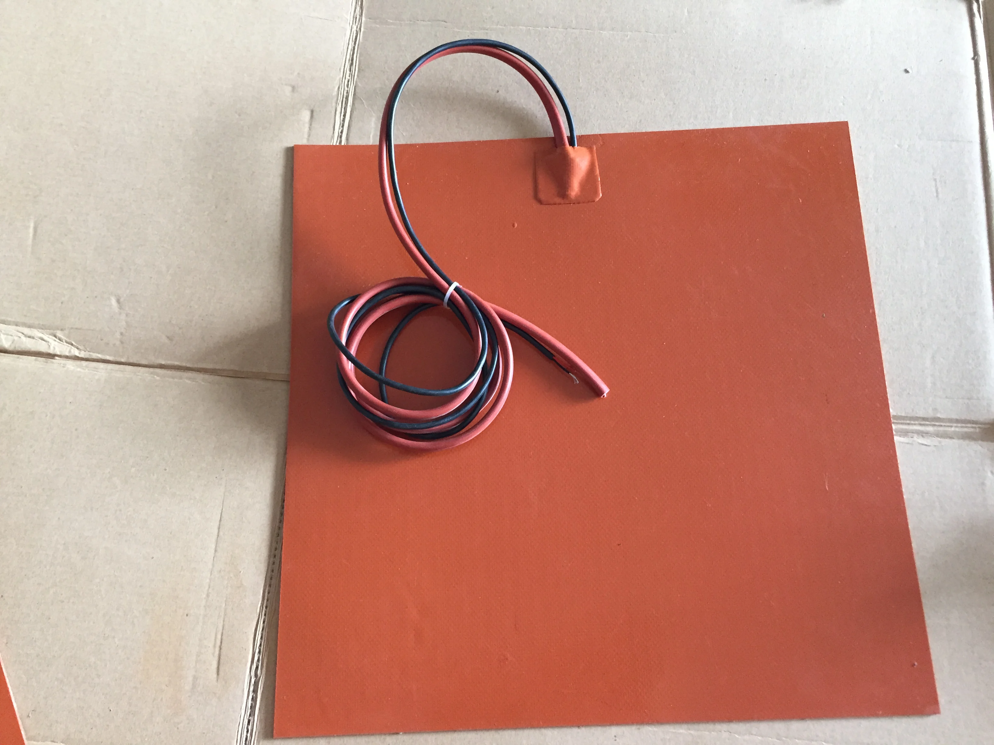 

300*300 мм (12x12 дюймов) 230 В 350 Вт аксессуары для 3D-принтера Подогреваемая кровать куб гибкий силиконовый подогреватель Подогреваемая кровать