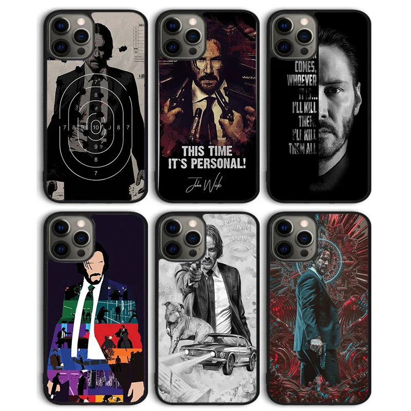 Чехол для телефона с изображением Джона фитиля из фильма iPhone 15 SE2020 14 13 11 12 Pro Max mini XS