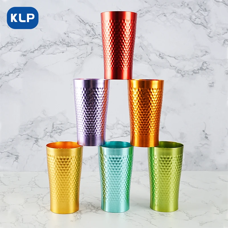 KLP 6 шт. алюминиевые фотобокалы для вина холодного кофе аксессуары бара