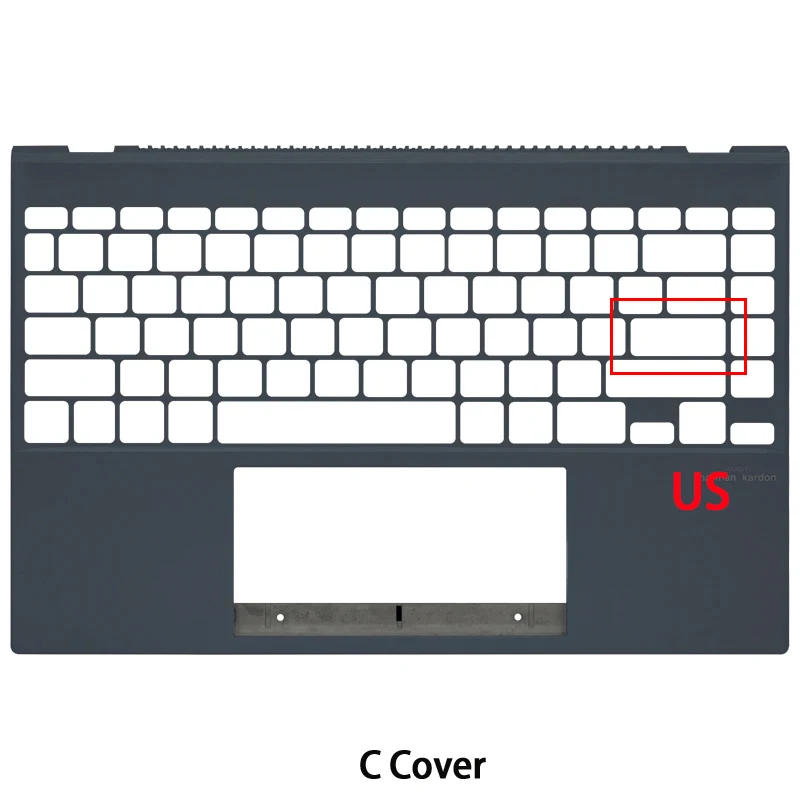 Фото Для ноутбуков Zenbook 13 UX325 UX325A UX325J UX325EA UA U3700: задняя крышка ЖК-дисплея, передняя рамка, петли, подставка для рук, нижняя крышка. №4