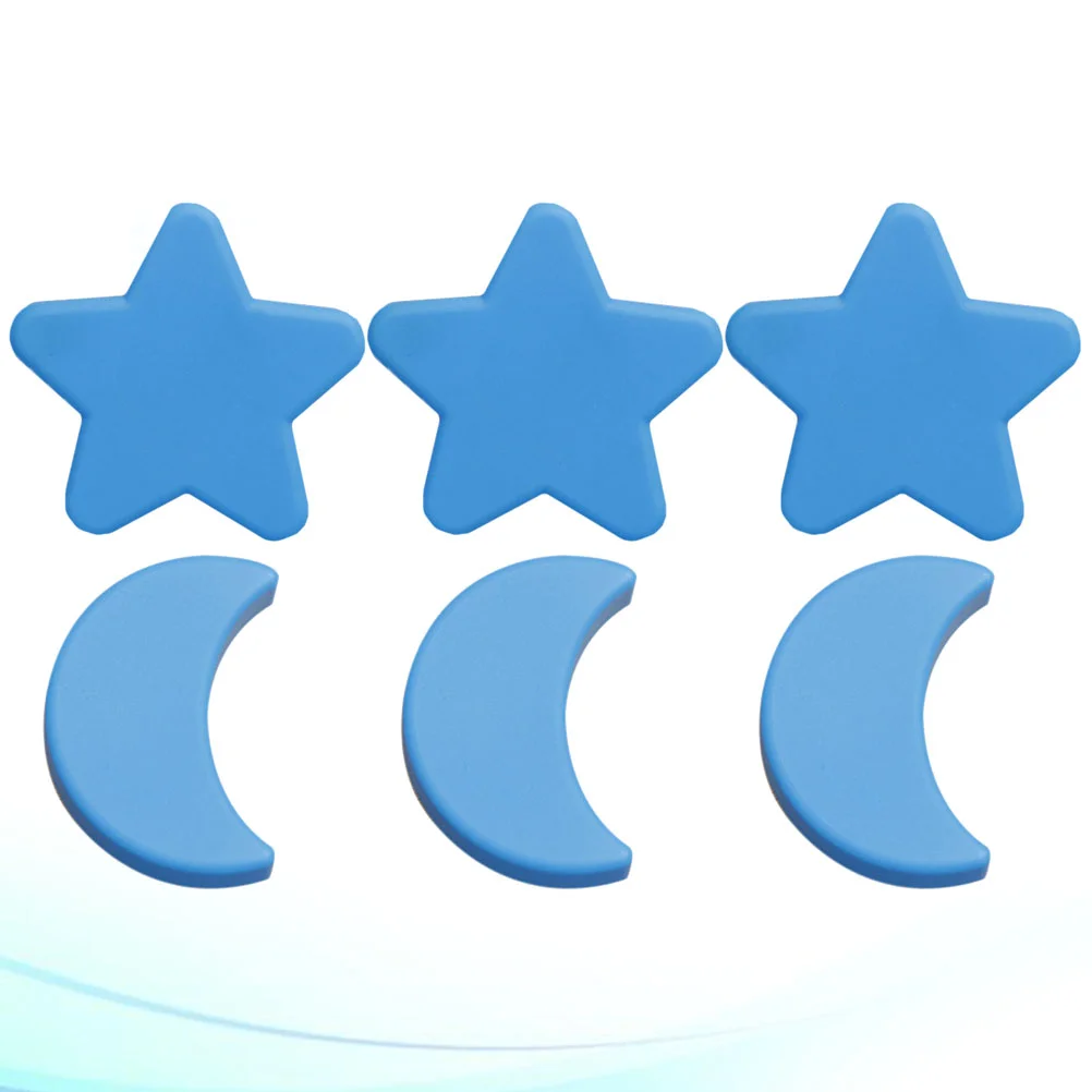 

6 Pcs Door Knob Fashoin Moon Star Furniture Knob for