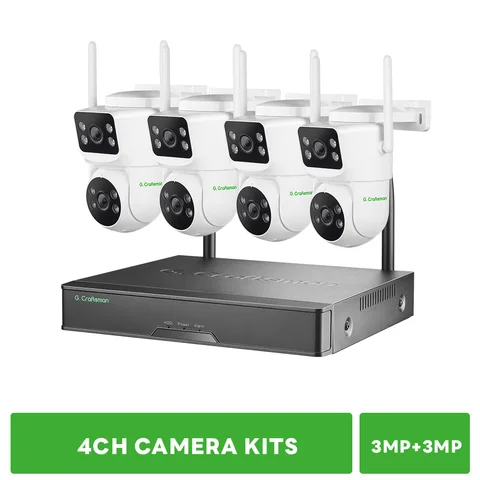 Комплект видеонаблюдения G.Craftsman GW-P1FD-M3X с двумя объективами