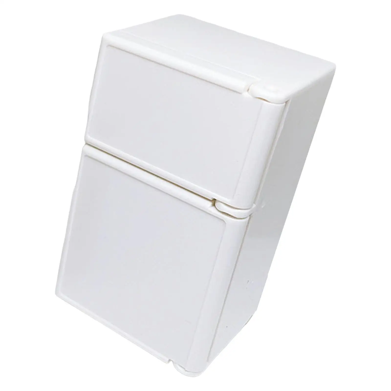 

1:12 Dollhouse Furniture Fridge with Two Doors Pretend Scene Accessories