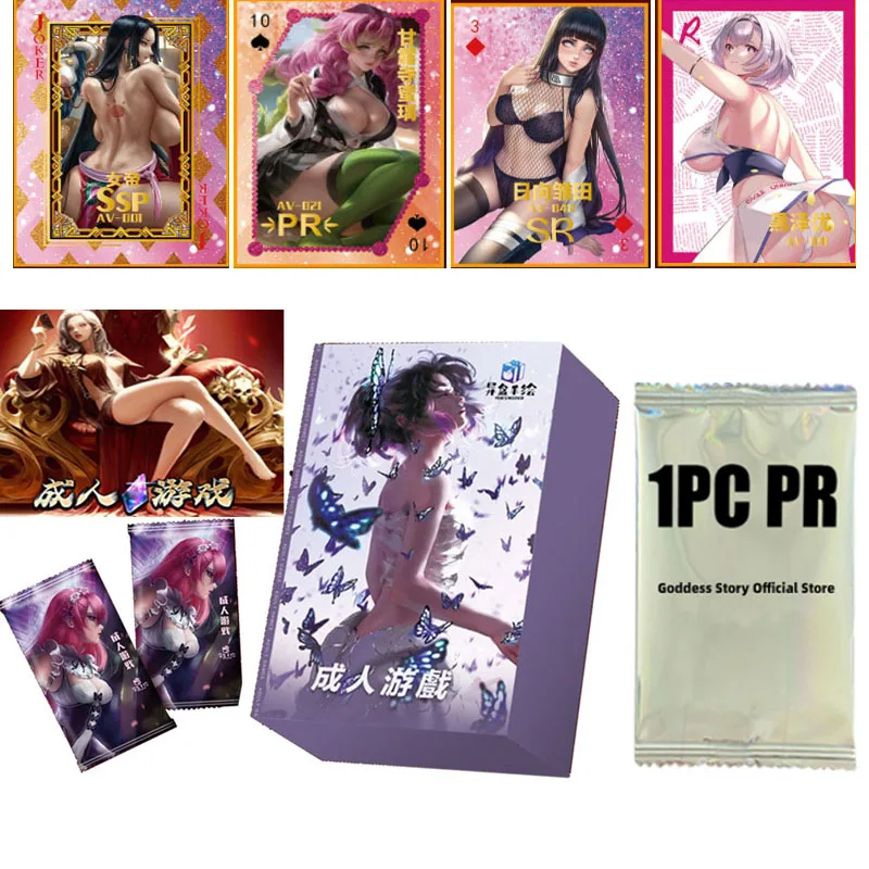 

2022 New Goddess Story Collection Cards Adult Game Poker Sexy Bikini Girl Japanese Anime Figure Children Table Toys For Kids