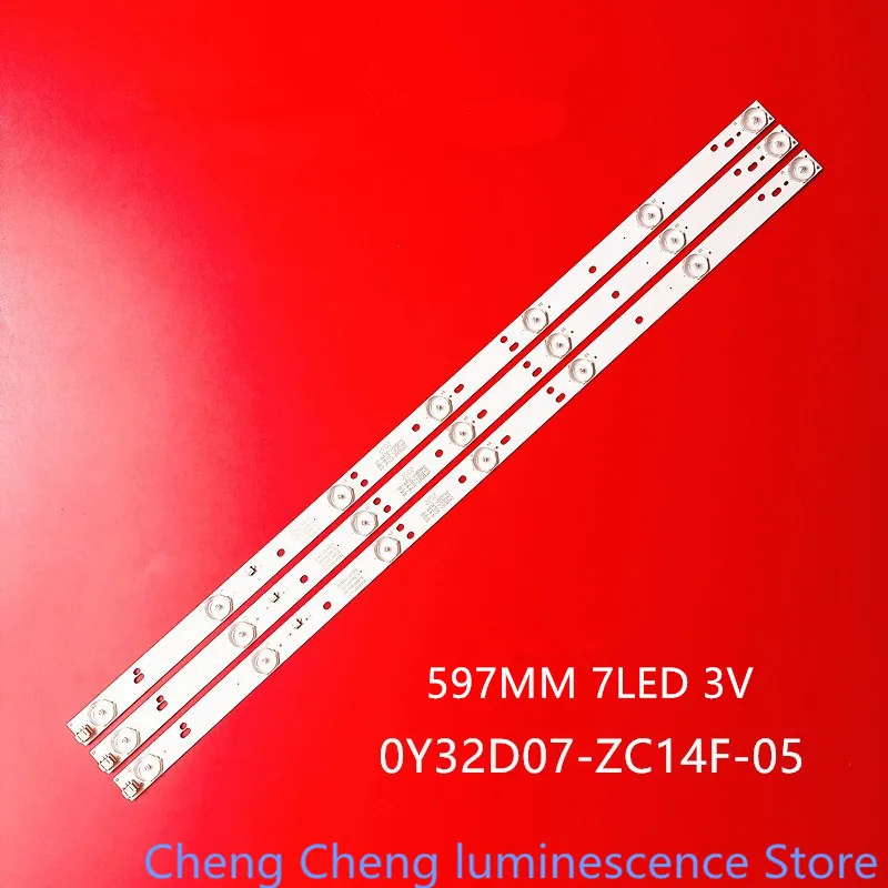 Для LE32D51 OY32D07-ZC14F-06 0Y32D07-ZC14F-06 0Y32D07 OY32D07 303WY315038 532WY315M0 6 светодиодный подсветка 597 мм 7 светодиодный 3V 100% Новинка