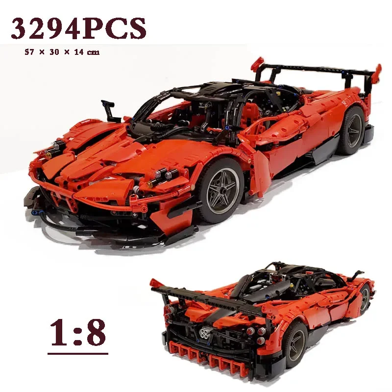 Гоночный набор MOC серии Pagani подходит для легиниса бриллиантовый модель игрушка