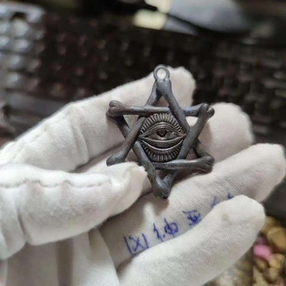 Винтажные латунные подвесные фигурки Глаз Бога миниатюрные художественные