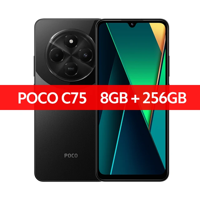 Смартфон Poco C75, 6/128ГБ, 8/256ГБ, global | AliExpress