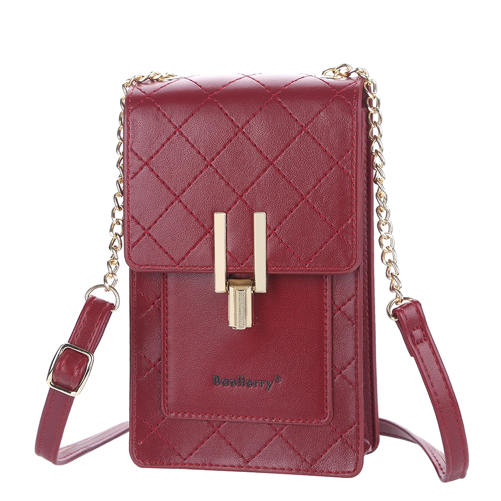 

Baellerry Luxury Handbags PU Leather Shoulder Bags for Women 2022 Ladies Hand Bags Woman Crossbody Bag Purse Clutch Phone Wallet