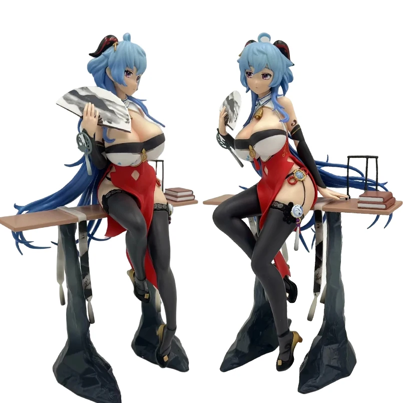 

22cm Ganyu Action Figure Genshin Impact Anime Figure Sexy Beauty Girl Figurine PVC Satute Collection Model Toy Doll Gift