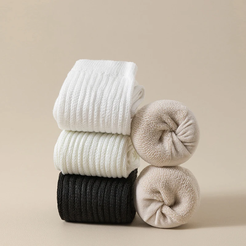 1 пара модных зимних повседневных бархатных толстых теплых носков простые