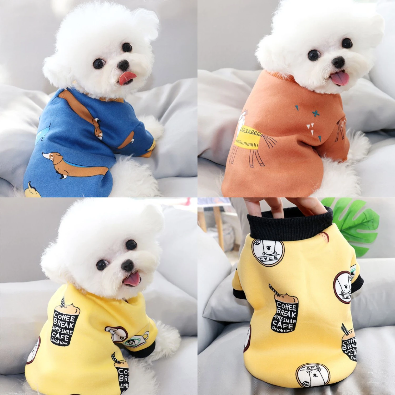 

Зимняя одежда для собак, наряды для домашних животных, теплая одежда для маленьких собак, костюмы, пальто, куртка для домашних животных, семе...