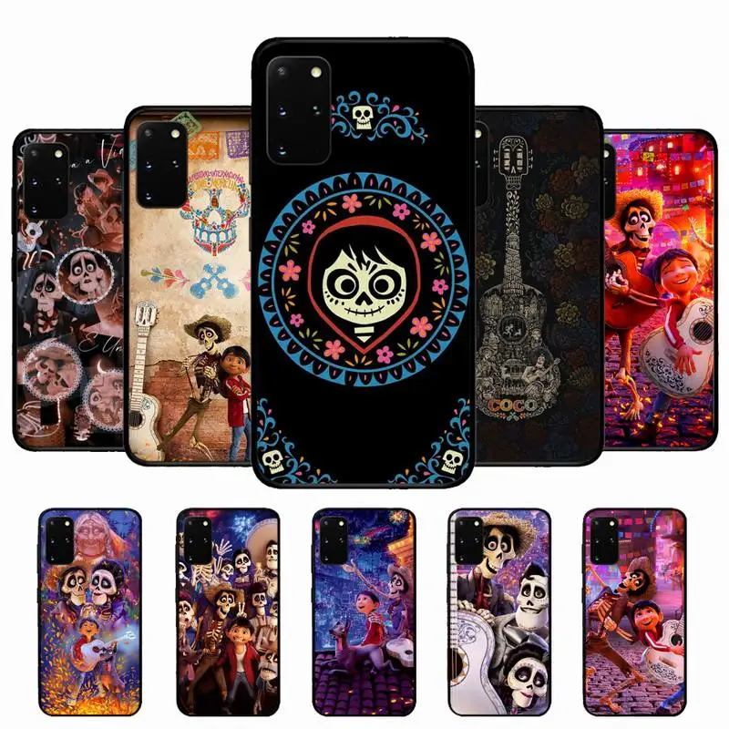 

Disney coco Phone Case for Samsung S10 21 20 9 8 plus lite S20 UlTRA 7edge