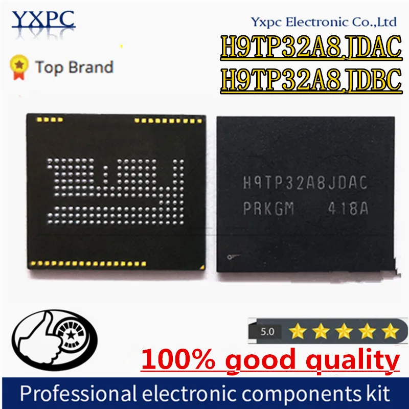 

H9TP32A8JDAC H9TP32A8JDBC EMCP 4GB BGA162 4G Flash Memory IC Chipset with balls