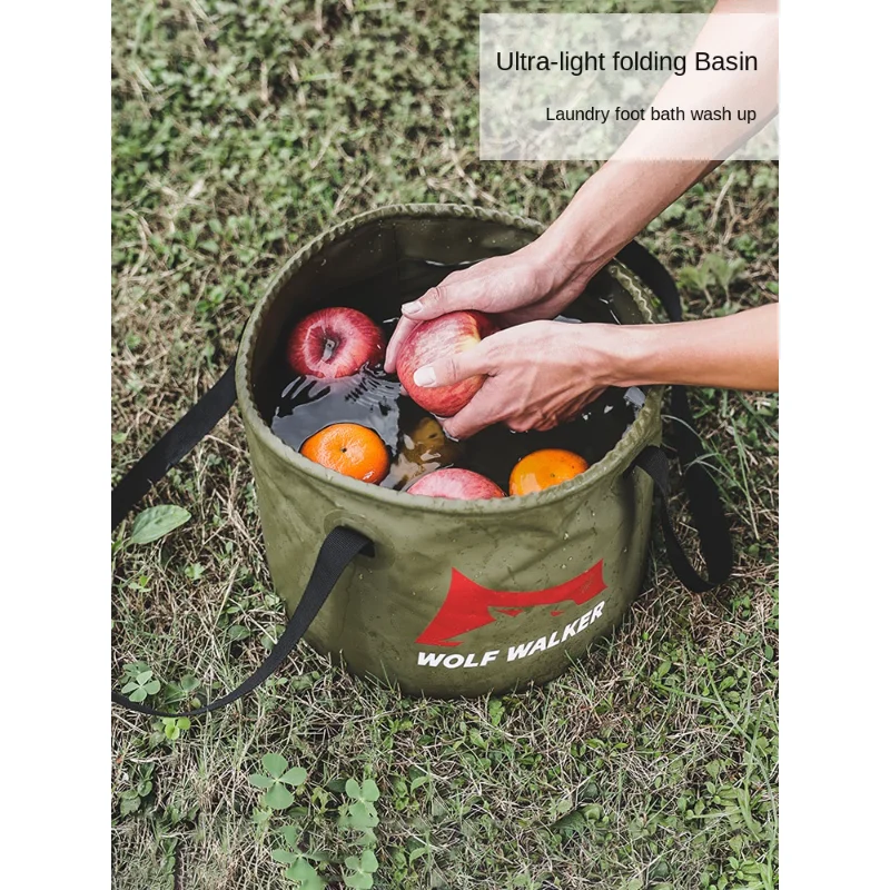 

Outdoor portable large capacity storage tank car travel folding water tank
