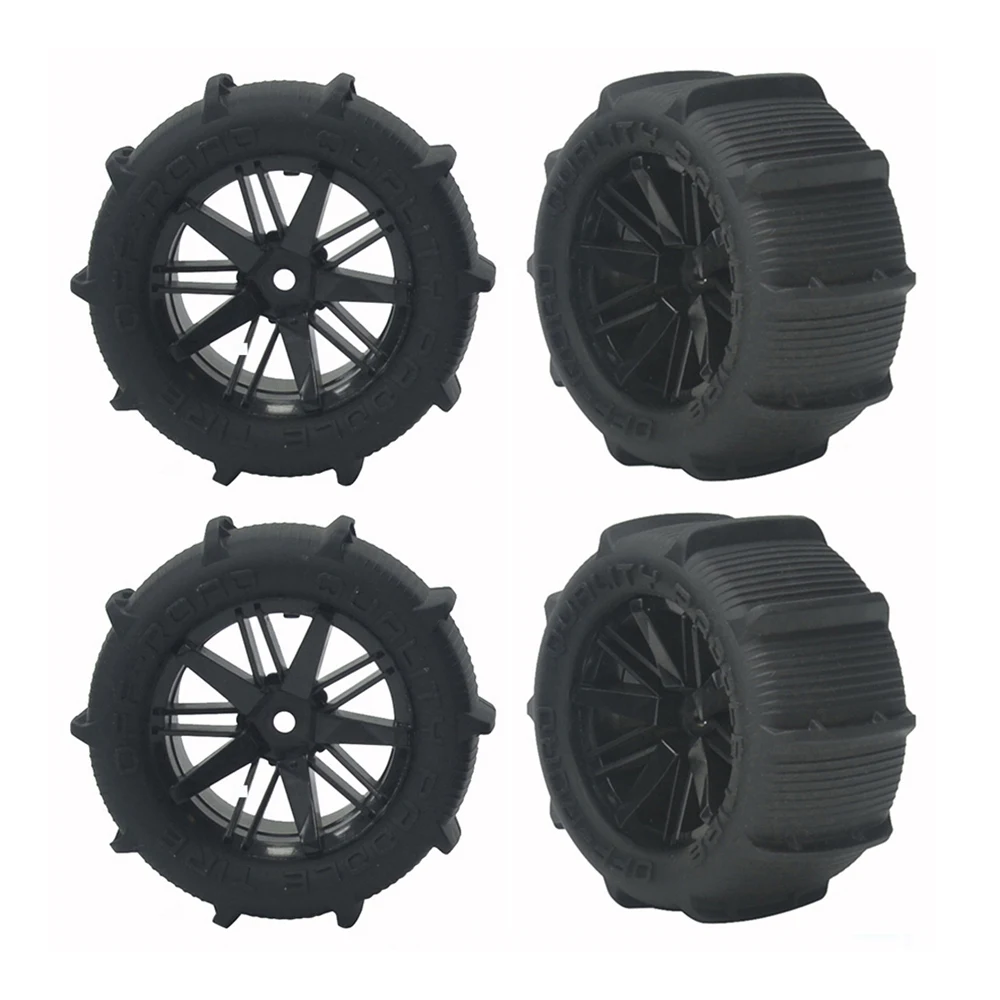

4 шт. 80 мм снежные шины для пески колесо шин для Wltoys 144001 124019 12428 Haiboxing 104001 SG1601 радиоуправляемые автомобили обновленные детали